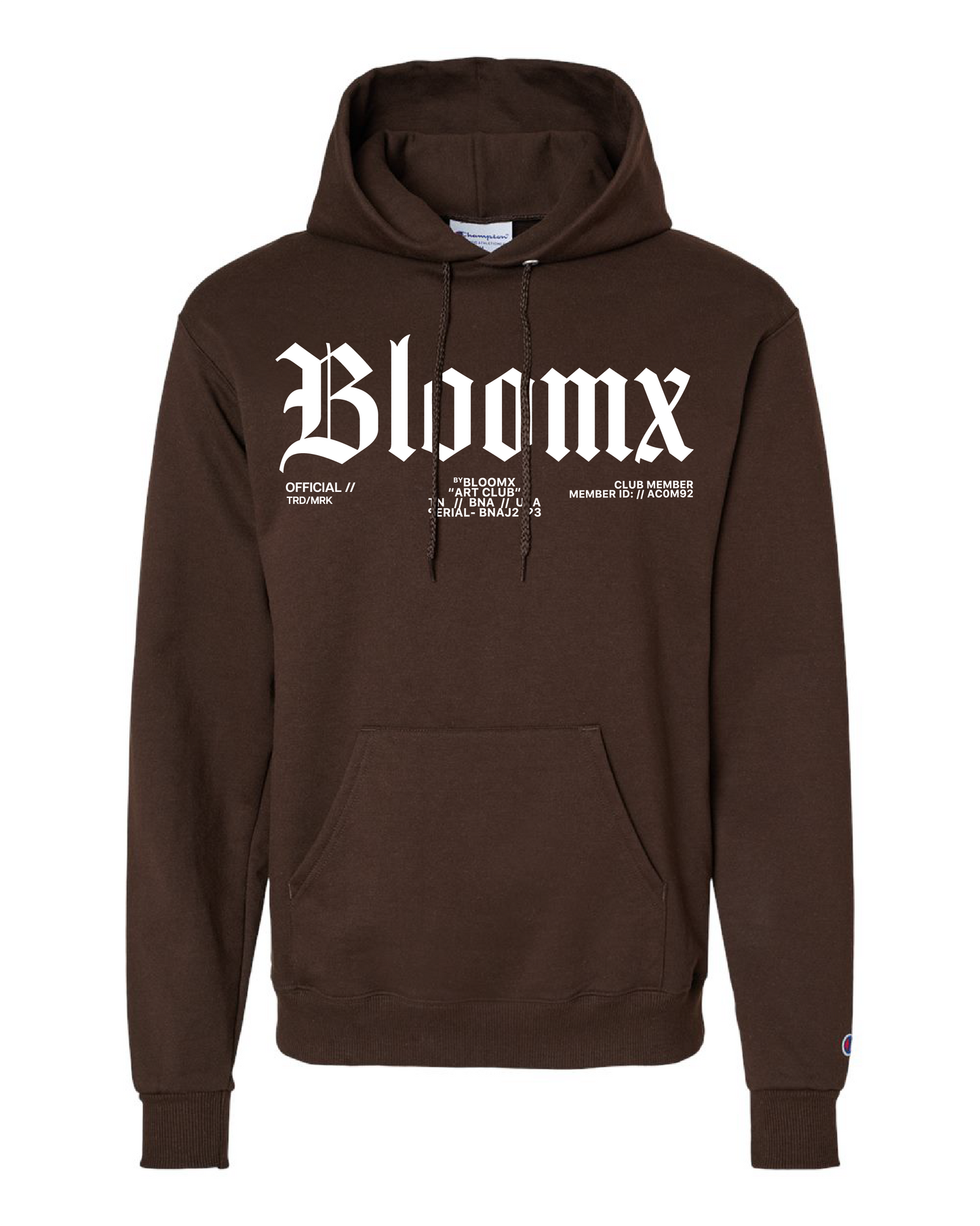 BLOOMX STAPLE HOODIE-Chocolate