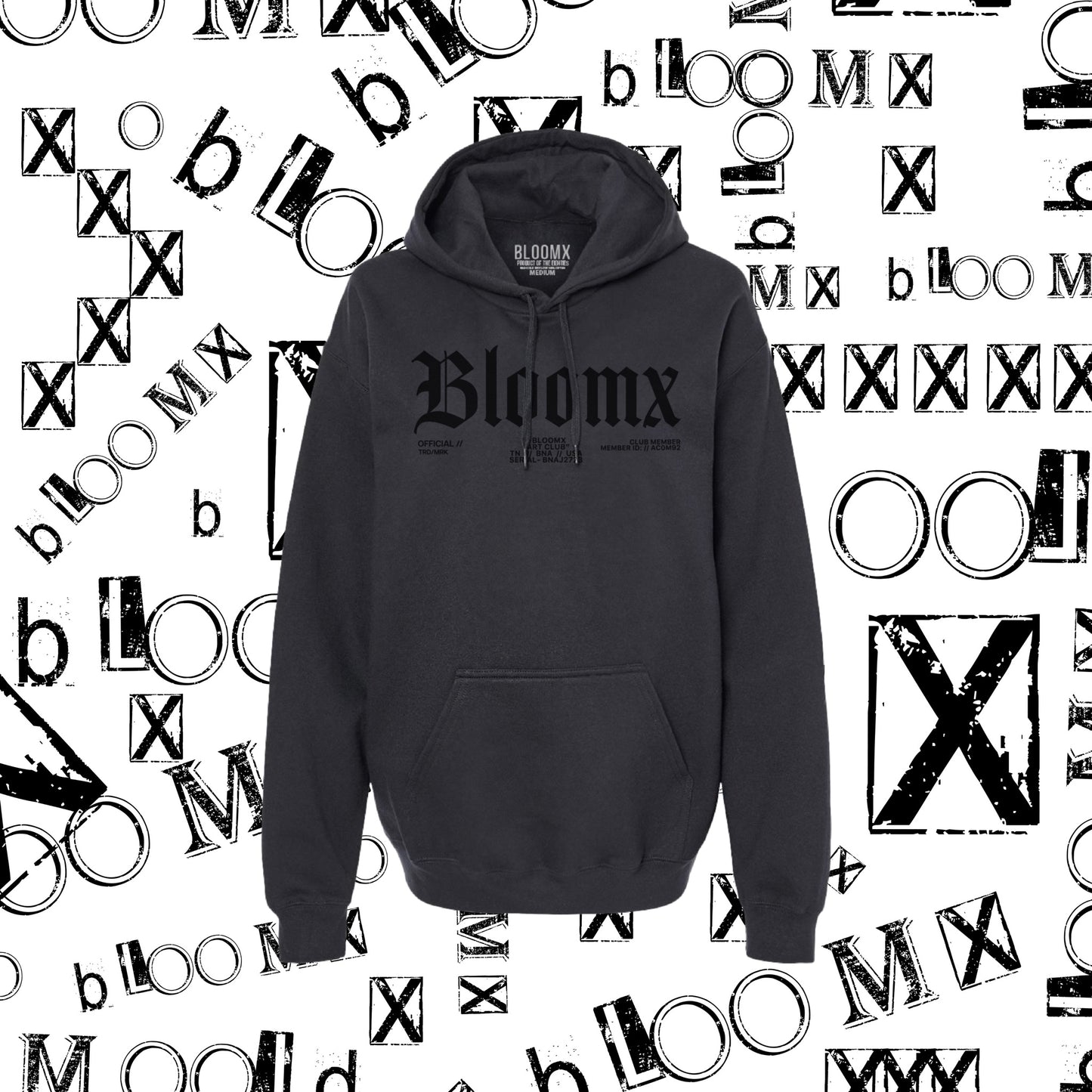 Black on Black-Hoodie