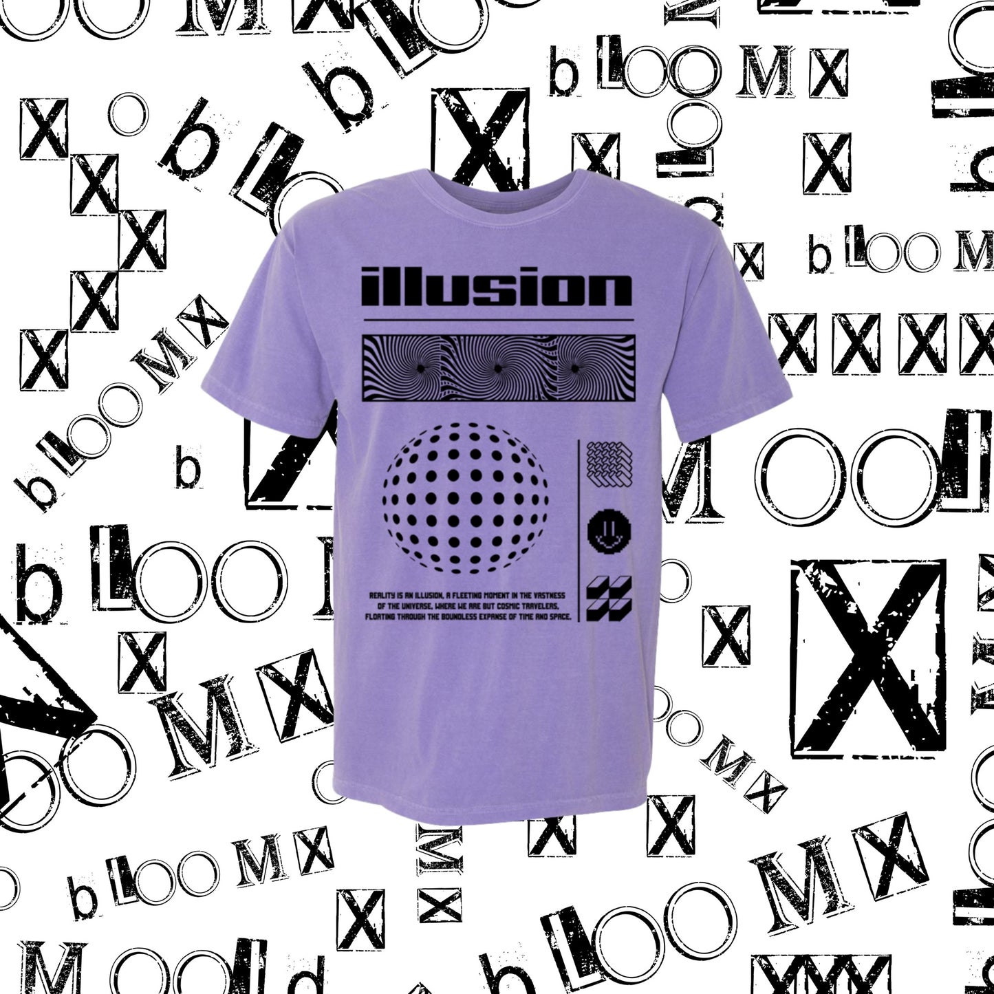 ILLUSION TEE-VIOLET