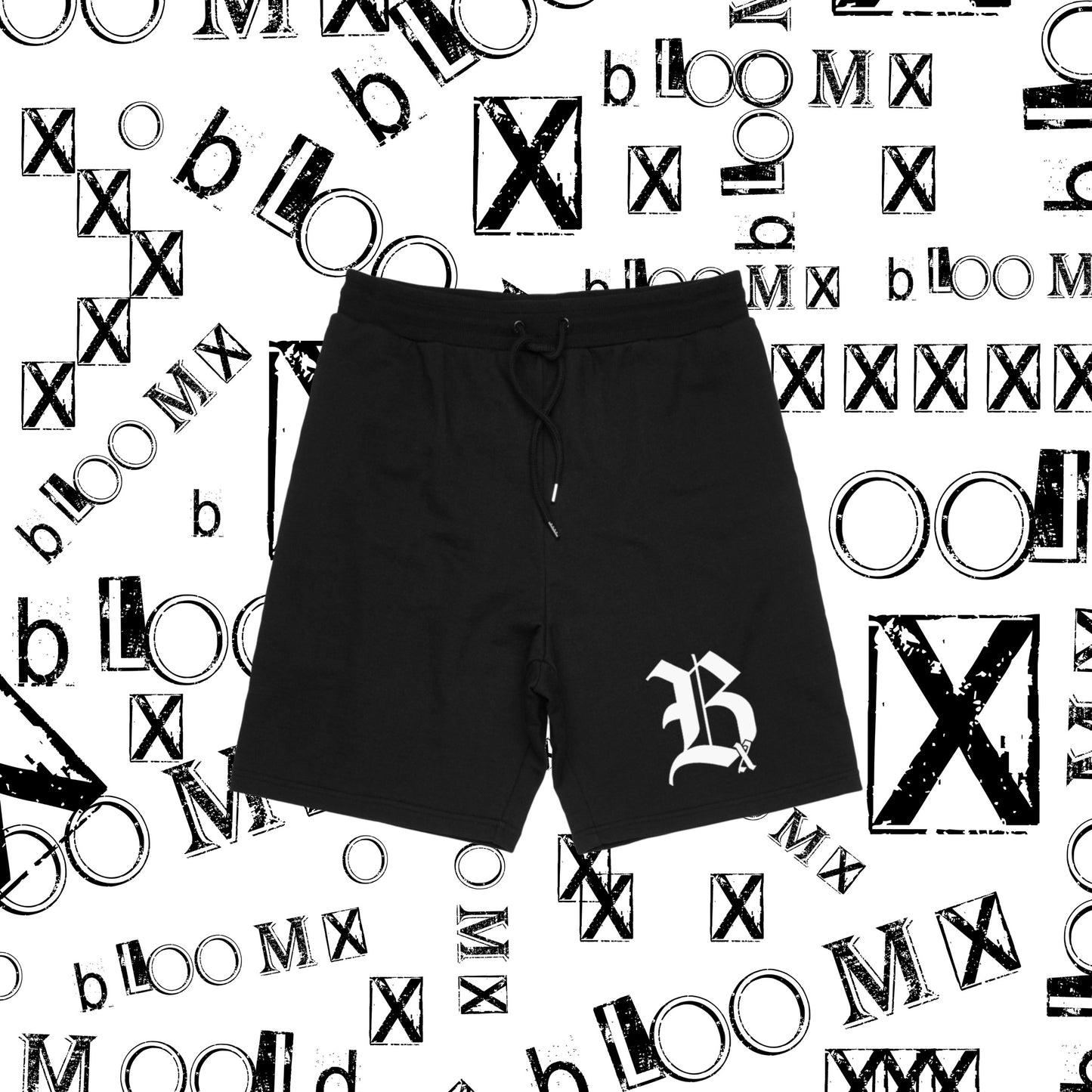 LOGO SHORTS-BLACK