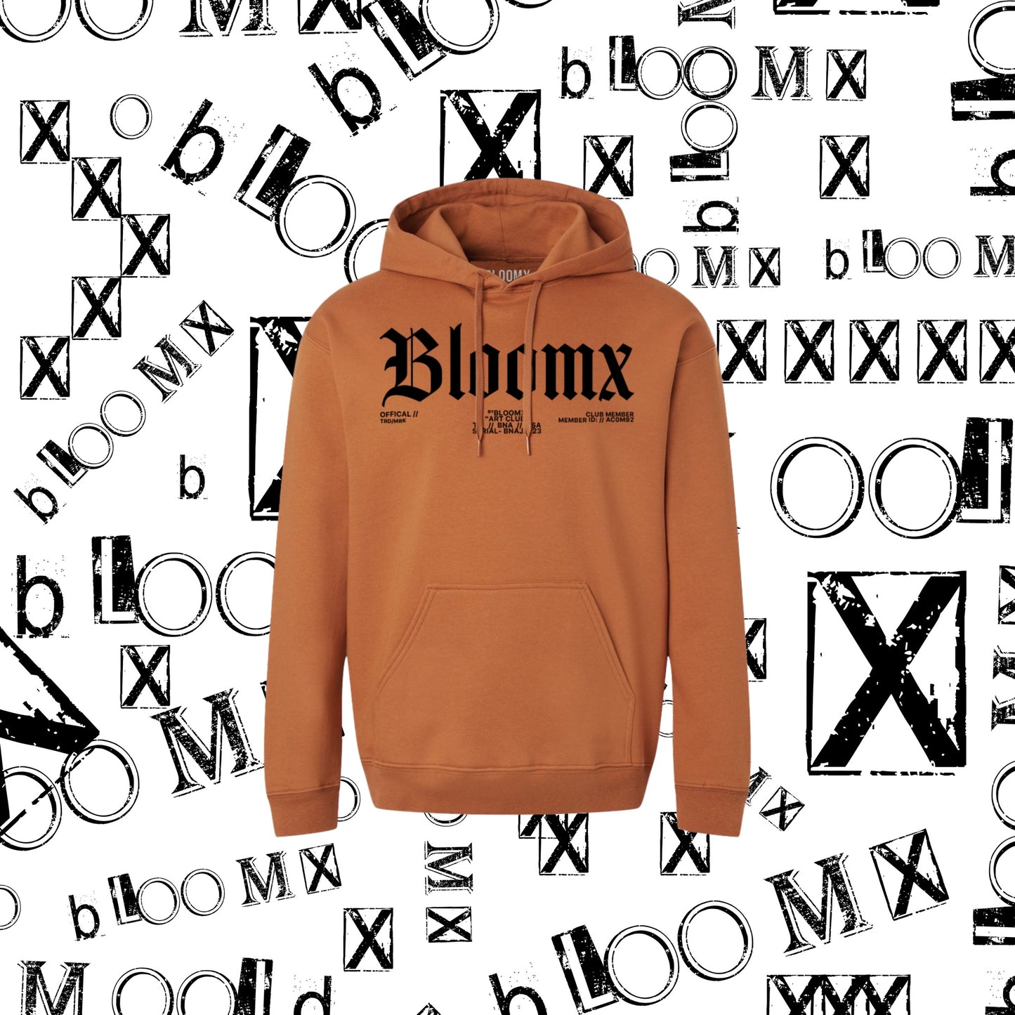 BLOOMX LOGO HOODIE-TEXAS ORANGE