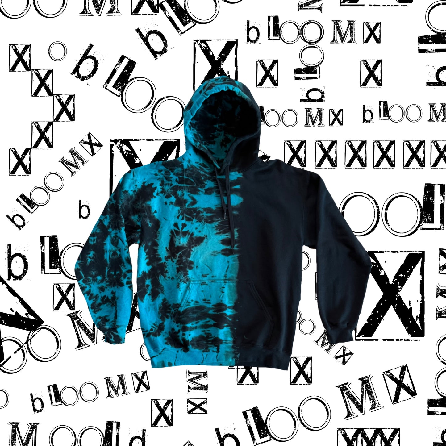 TASTE OF PUNK HOODIE-TURQUOISE
