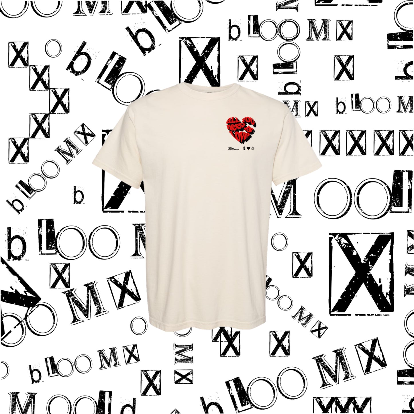 LOVE Tee-Ivory image 0