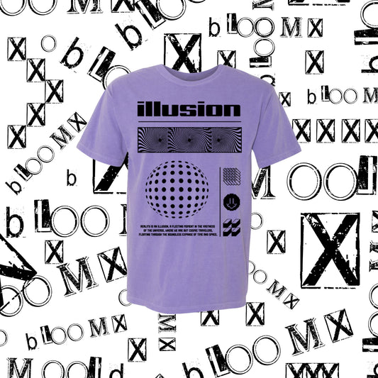 ILLUSION TEE-VIOLET