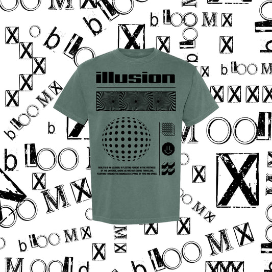 ILLUSION TEE-SPRUCE