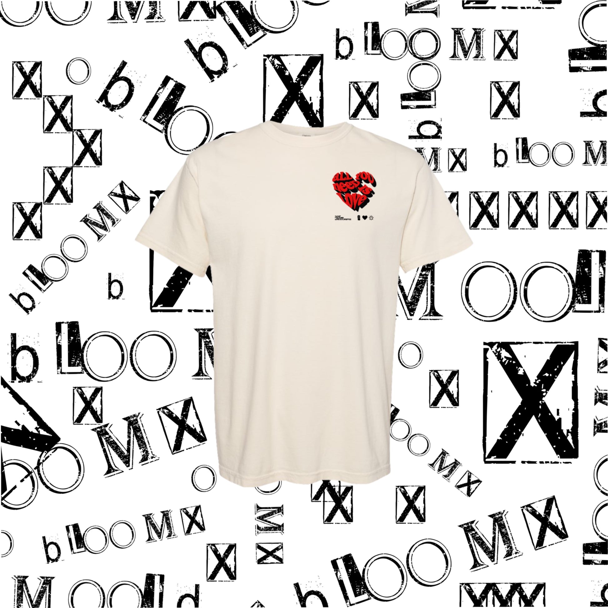 LOVE Tee-Ivory image 0
