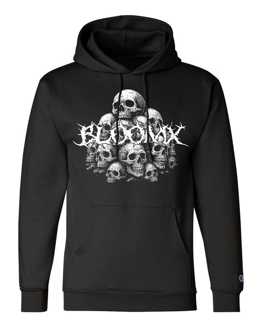 SKULL HOODIE-Black